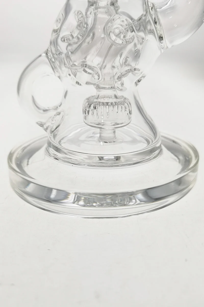 TAG - 8.5" Faberge Egg Klein Incycler (Recycler) Dab Rig w/ Super Slit Puck (14MM Female) - Image 18