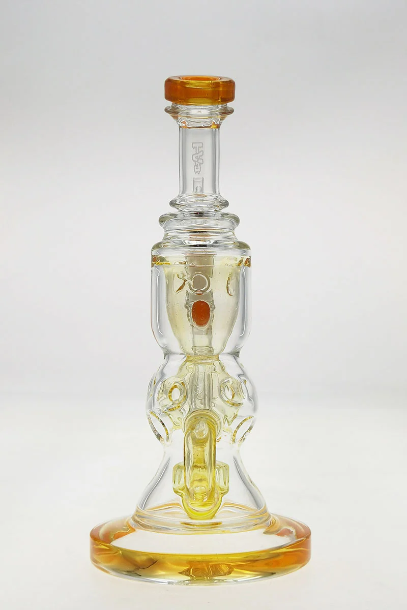 TAG - 8.5" Faberge Egg Klein Incycler (Recycler) Dab Rig w/ Super Slit Puck (14MM Female) - Image 24