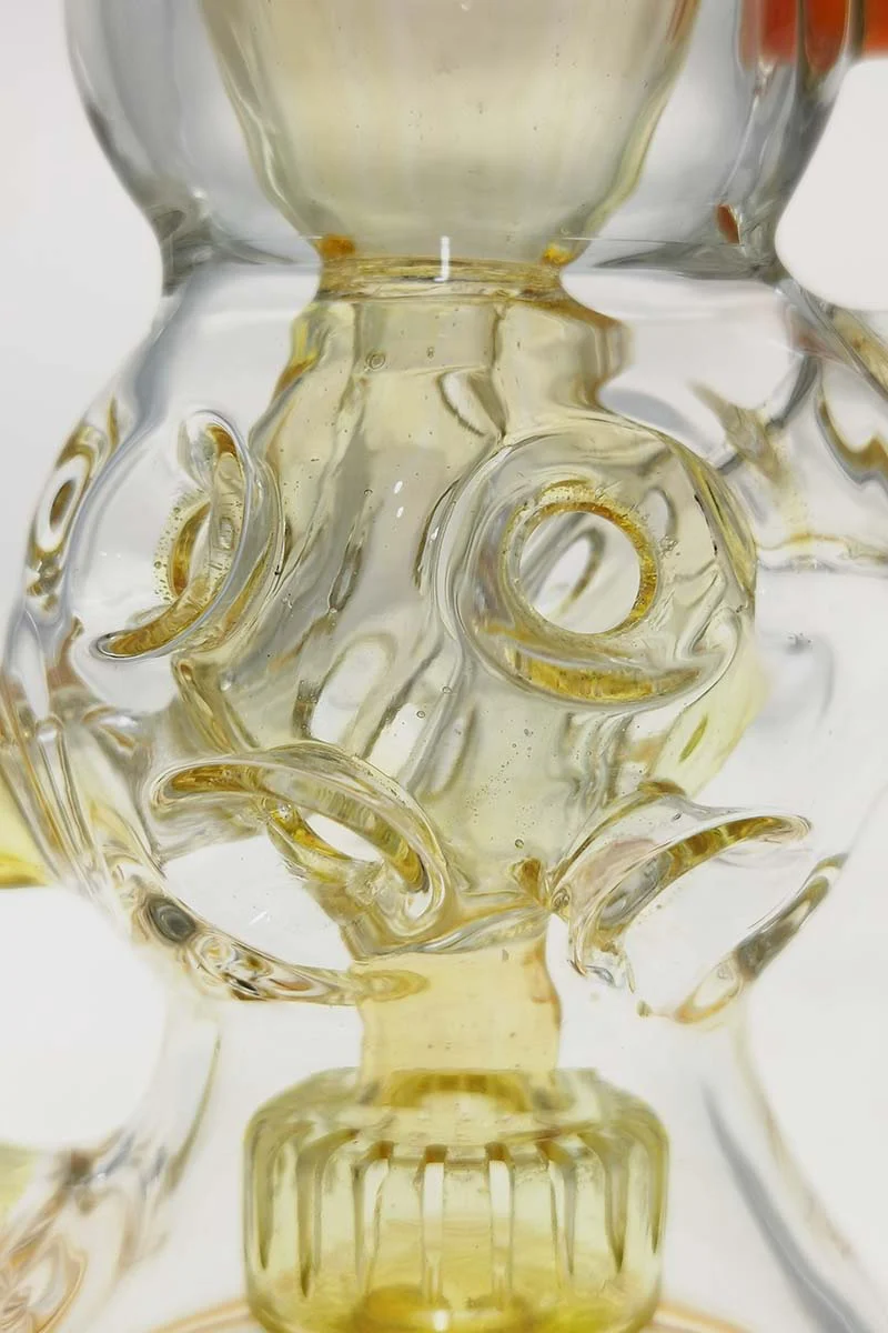 TAG - 8.5" Faberge Egg Klein Incycler (Recycler) Dab Rig w/ Super Slit Puck (14MM Female) - Image 31