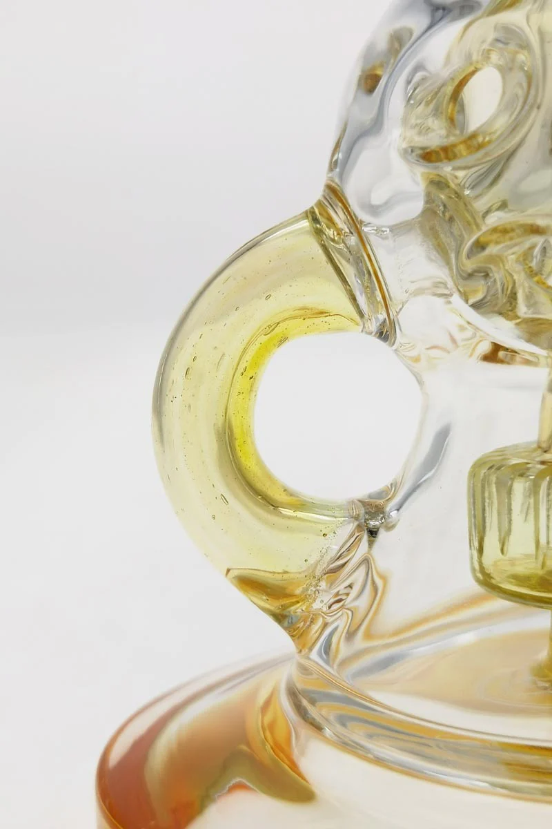 TAG - 8.5" Faberge Egg Klein Incycler (Recycler) Dab Rig w/ Super Slit Puck (14MM Female) - Image 32