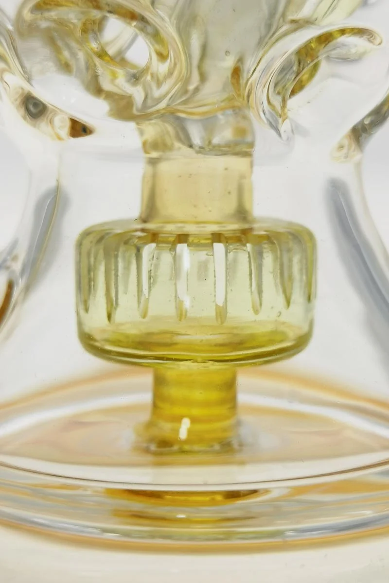 TAG - 8.5" Faberge Egg Klein Incycler (Recycler) Dab Rig w/ Super Slit Puck (14MM Female) - Image 33
