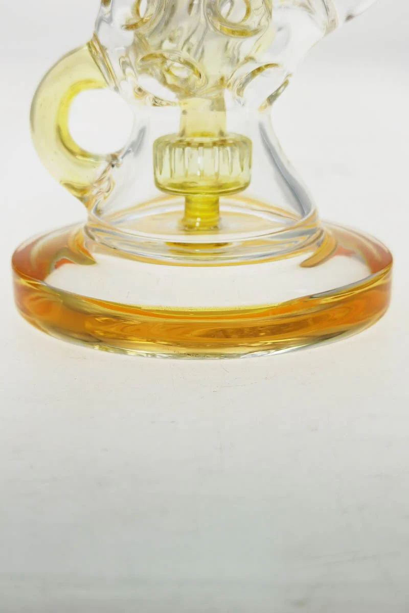 TAG - 8.5" Faberge Egg Klein Incycler (Recycler) Dab Rig w/ Super Slit Puck (14MM Female) - Image 36