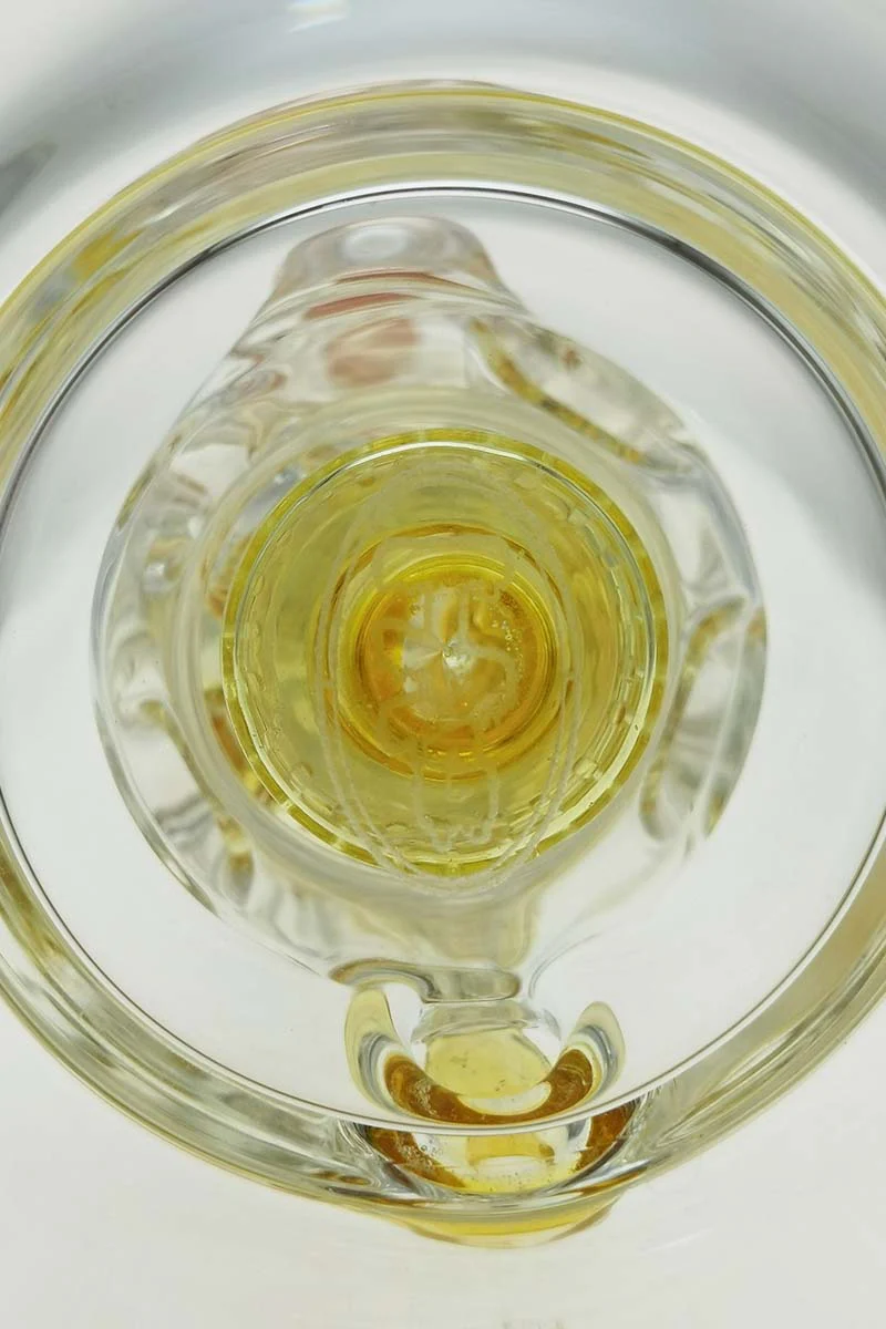 TAG - 8.5" Faberge Egg Klein Incycler (Recycler) Dab Rig w/ Super Slit Puck (14MM Female) - Image 37