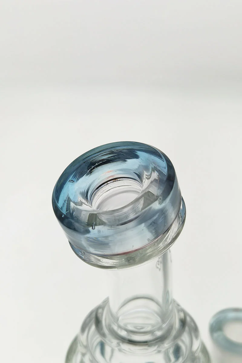 TAG - 8.5" Faberge Egg Klein Incycler (Recycler) Dab Rig w/ Super Slit Puck (14MM Female) - Image 45
