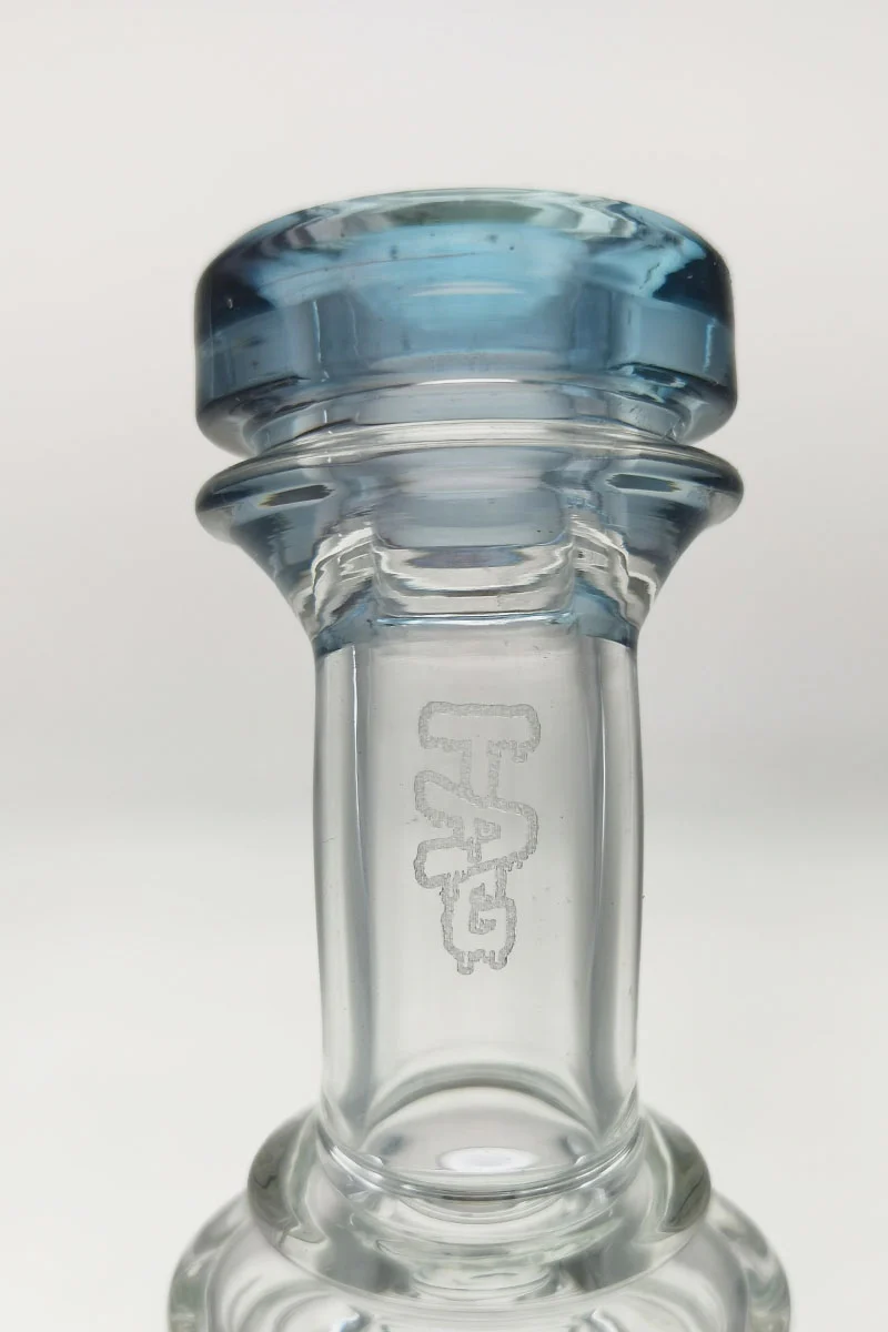 TAG - 8.5" Faberge Egg Klein Incycler (Recycler) Dab Rig w/ Super Slit Puck (14MM Female) - Image 46