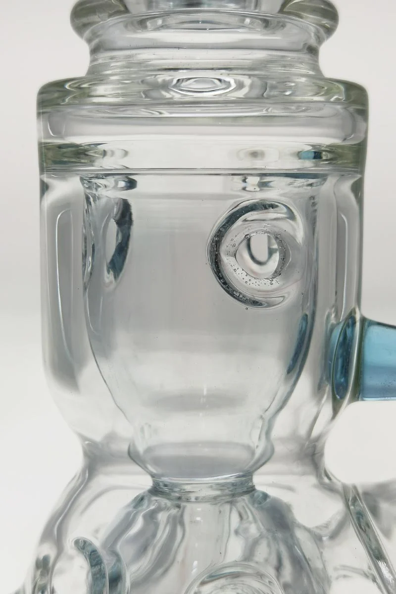 TAG - 8.5" Faberge Egg Klein Incycler (Recycler) Dab Rig w/ Super Slit Puck (14MM Female) - Image 48
