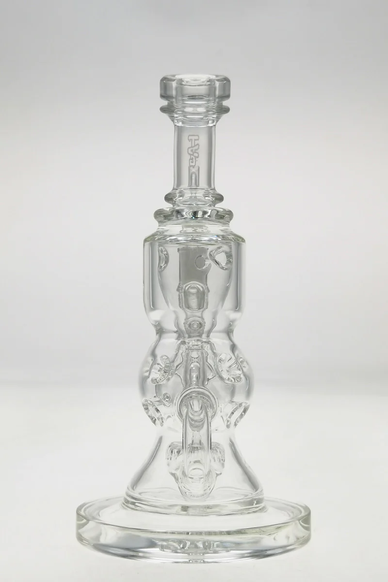 TAG - 8.5" Faberge Egg Klein Incycler (Recycler) Dab Rig w/ Super Slit Puck (14MM Female) - Image 5