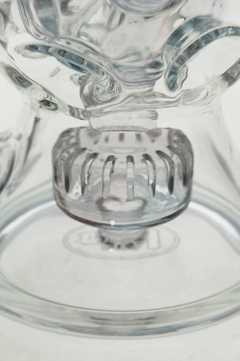 TAG - 8.5" Faberge Egg Klein Incycler (Recycler) Dab Rig w/ Super Slit Puck (14MM Female) - Image 52