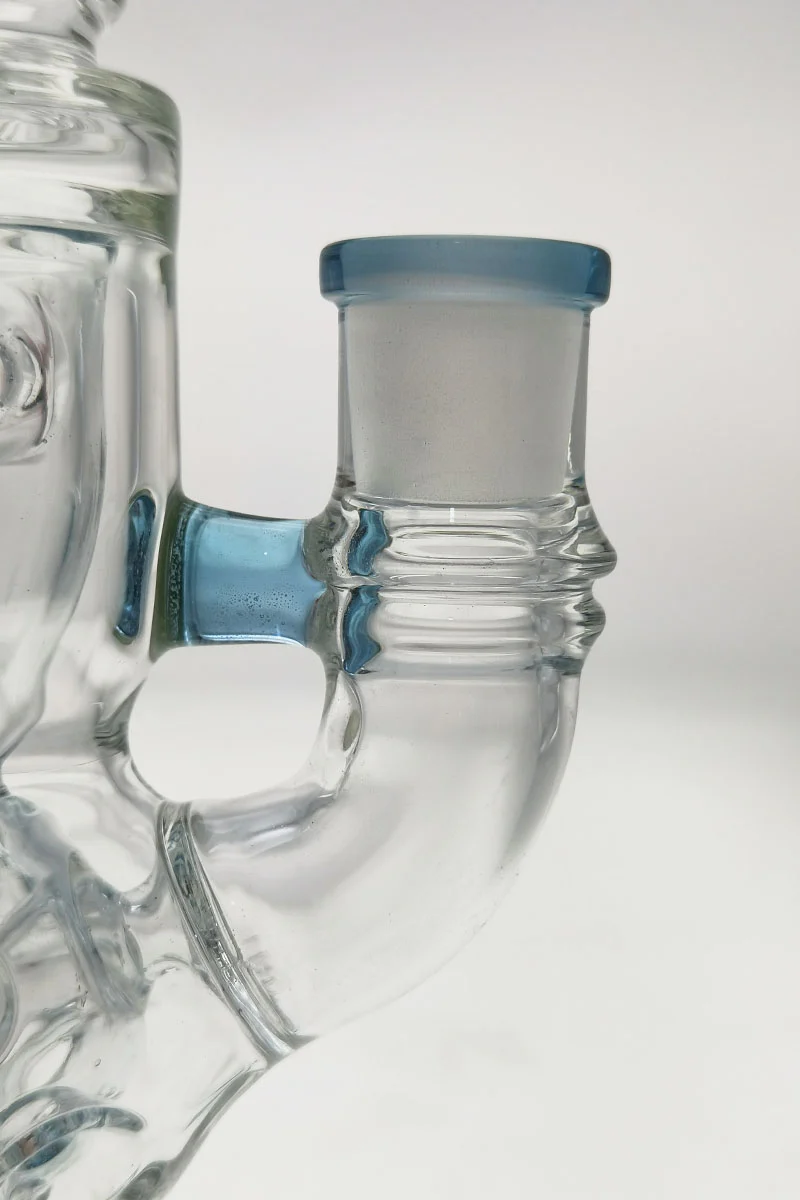 TAG - 8.5" Faberge Egg Klein Incycler (Recycler) Dab Rig w/ Super Slit Puck (14MM Female) - Image 53