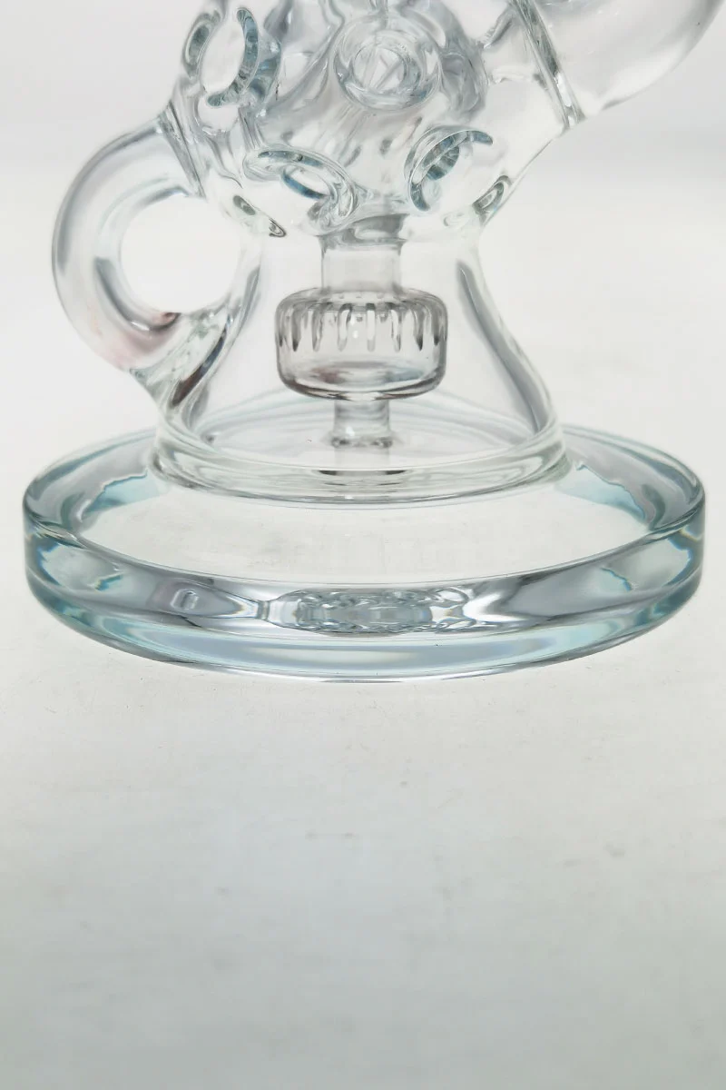 TAG - 8.5" Faberge Egg Klein Incycler (Recycler) Dab Rig w/ Super Slit Puck (14MM Female) - Image 54