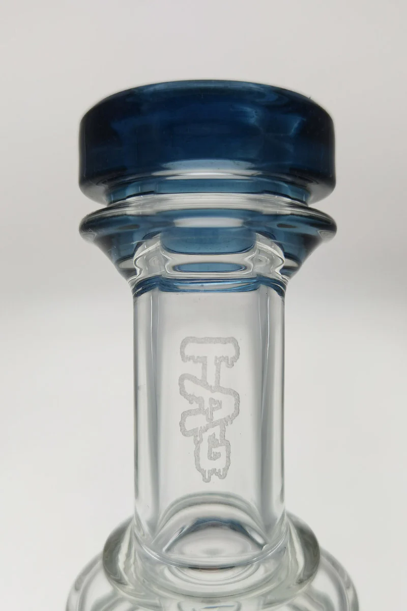 TAG - 8.5" Faberge Egg Klein Incycler (Recycler) Dab Rig w/ Super Slit Puck (14MM Female) - Image 64