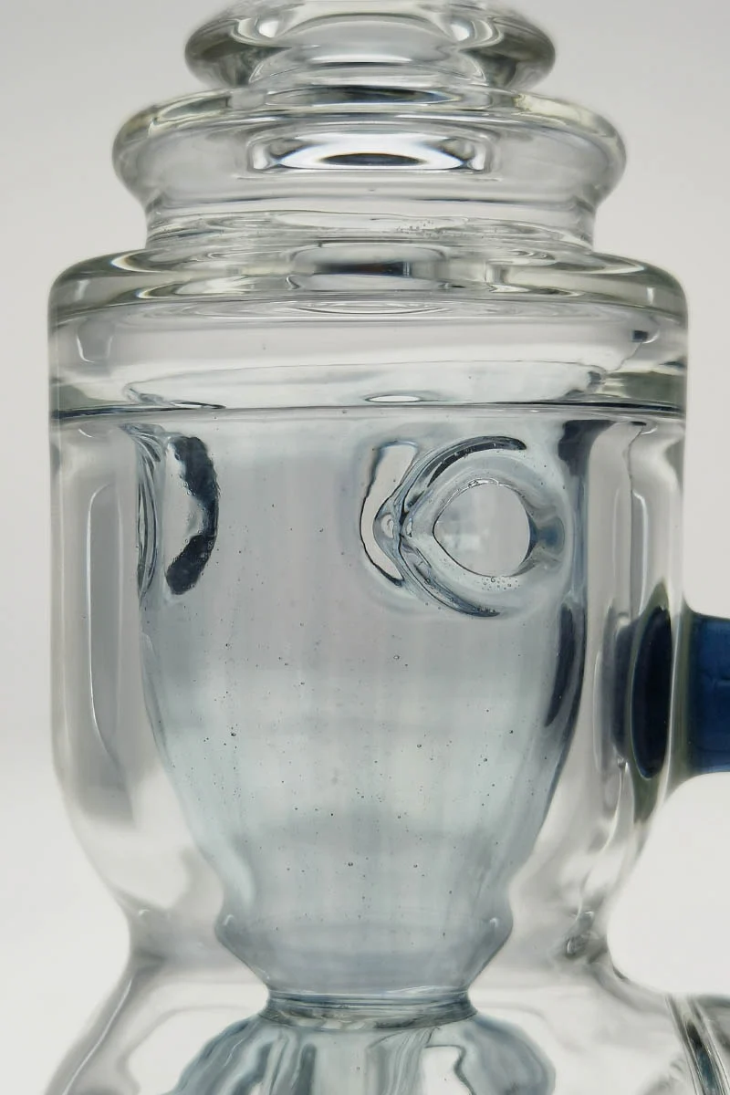 TAG - 8.5" Faberge Egg Klein Incycler (Recycler) Dab Rig w/ Super Slit Puck (14MM Female) - Image 66