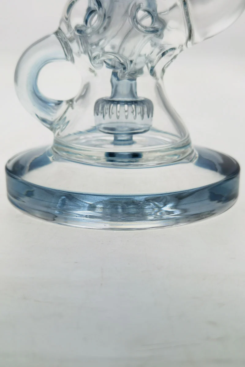 TAG - 8.5" Faberge Egg Klein Incycler (Recycler) Dab Rig w/ Super Slit Puck (14MM Female) - Image 72