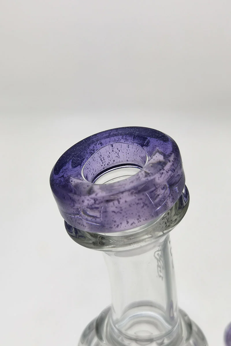 TAG - 8.5" Faberge Egg Klein Incycler (Recycler) Dab Rig w/ Super Slit Puck (14MM Female) - Image 81