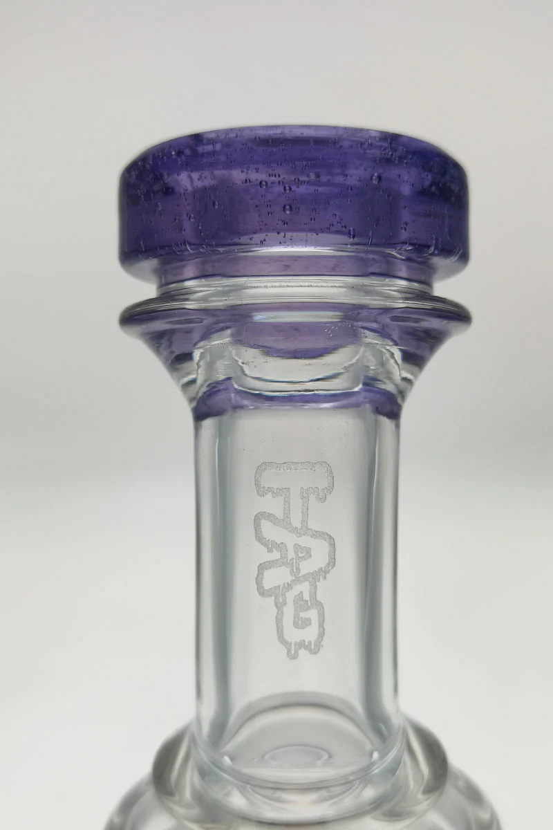 TAG - 8.5" Faberge Egg Klein Incycler (Recycler) Dab Rig w/ Super Slit Puck (14MM Female) - Image 82