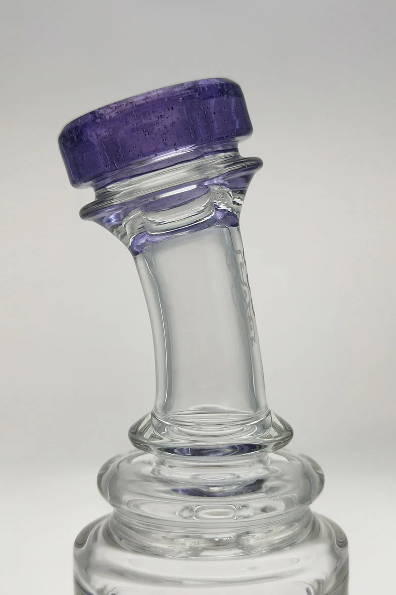 TAG - 8.5" Faberge Egg Klein Incycler (Recycler) Dab Rig w/ Super Slit Puck (14MM Female) - Image 83