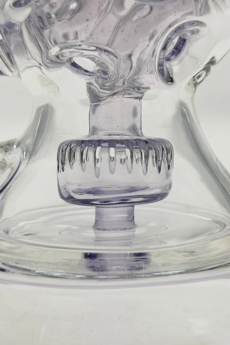 TAG - 8.5" Faberge Egg Klein Incycler (Recycler) Dab Rig w/ Super Slit Puck (14MM Female) - Image 87
