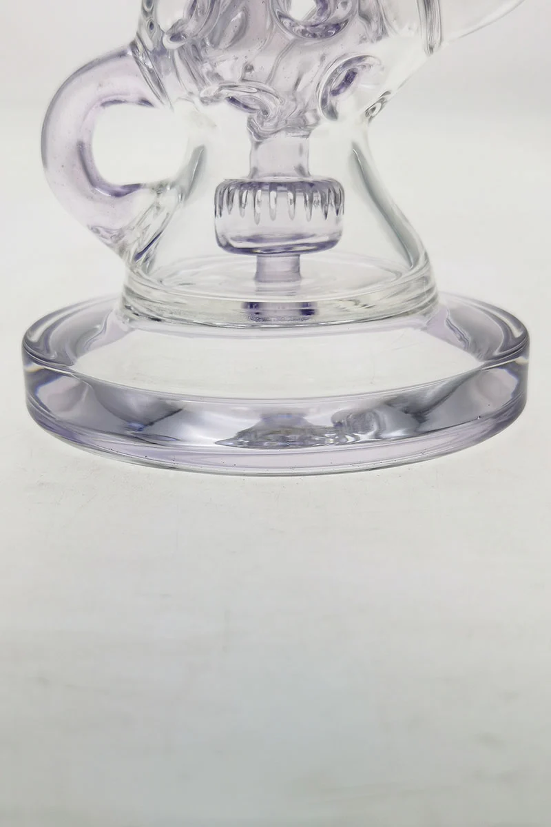 TAG - 8.5" Faberge Egg Klein Incycler (Recycler) Dab Rig w/ Super Slit Puck (14MM Female) - Image 90