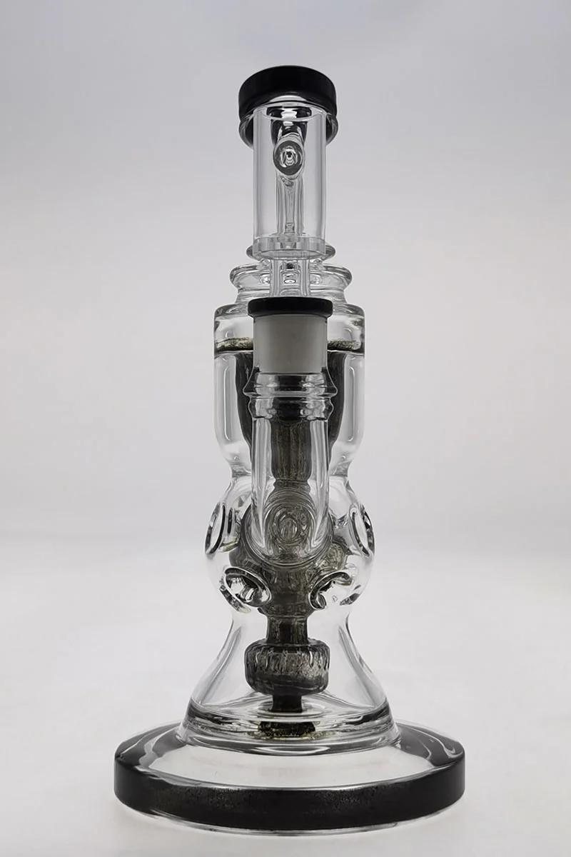 TAG - 8.5" Faberge Egg Klein Incycler (Recycler) Dab Rig w/ Super Slit Puck (14MM Female) - Image 94