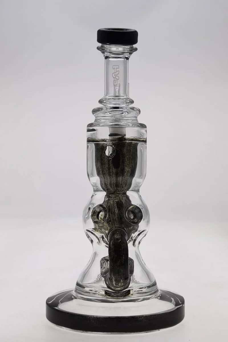 TAG - 8.5" Faberge Egg Klein Incycler (Recycler) Dab Rig w/ Super Slit Puck (14MM Female) - Image 96