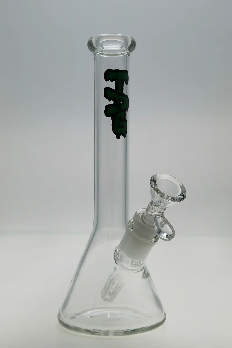 TAG - 10" Beaker Bong 32x4MM - 18/14MM Downstem (2.75") - Image 14