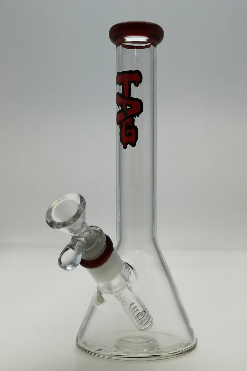 TAG - 10" Beaker Bong 32x4MM - 18/14MM Downstem (2.75") - Image 23
