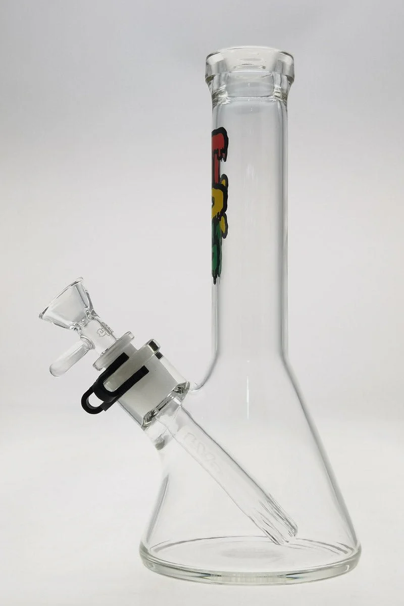 TAG - 10" Beaker Bong 38x4MM - 18/14MM Downstem (3.75") - Image 3