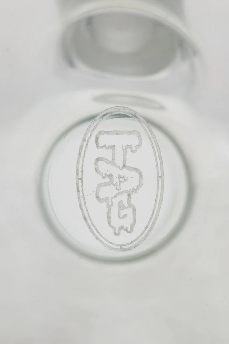 TAG - 10" Beaker Bong 38x4MM - 18/14MM Downstem (3.75") - Image 8