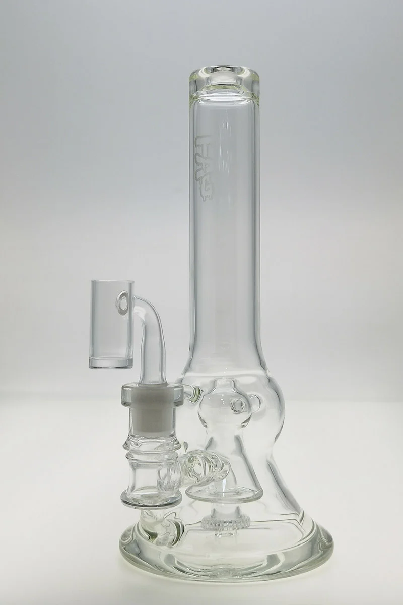 TAG - 10" Interior Pyramid Ball Beaker Bong w/ Bellow Base 38x4MM (14MM Female)