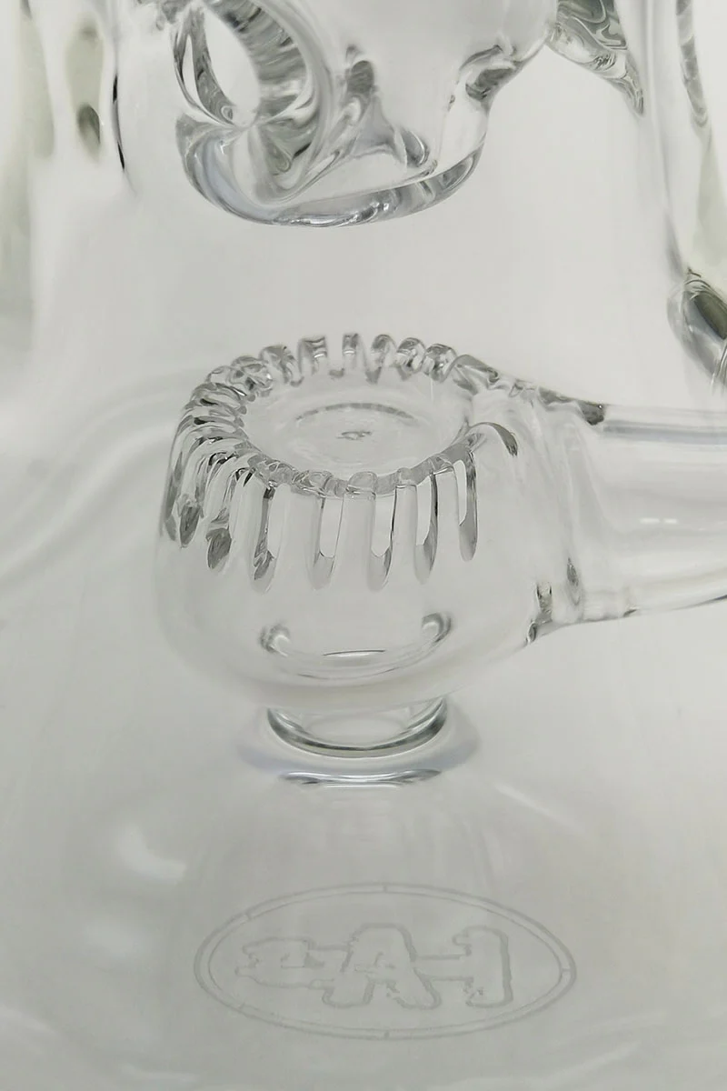 TAG - 8.5" Faberge Can Super Slit Donut Dab Rig with Bellow Base 44x4MM (14MM Female) - Image 12