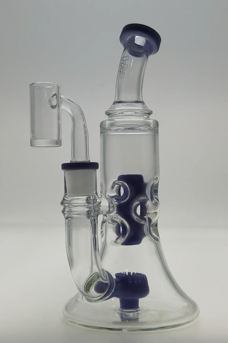 TAG - 8.5" Faberge Can Super Slit Donut Dab Rig with Bellow Base 44x4MM (14MM Female) - Image 20