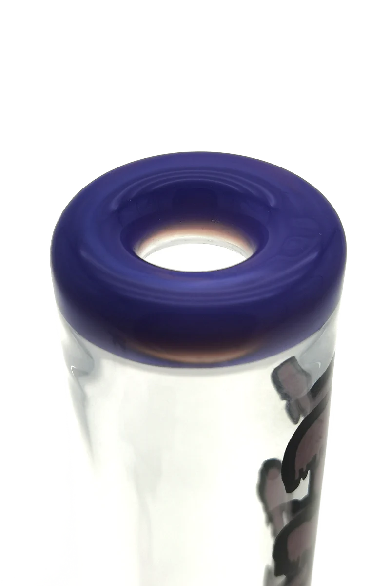 TAG - 10" Gridded Inline Straight Tube Bong 38x4MM (14MM Female) - Image 10