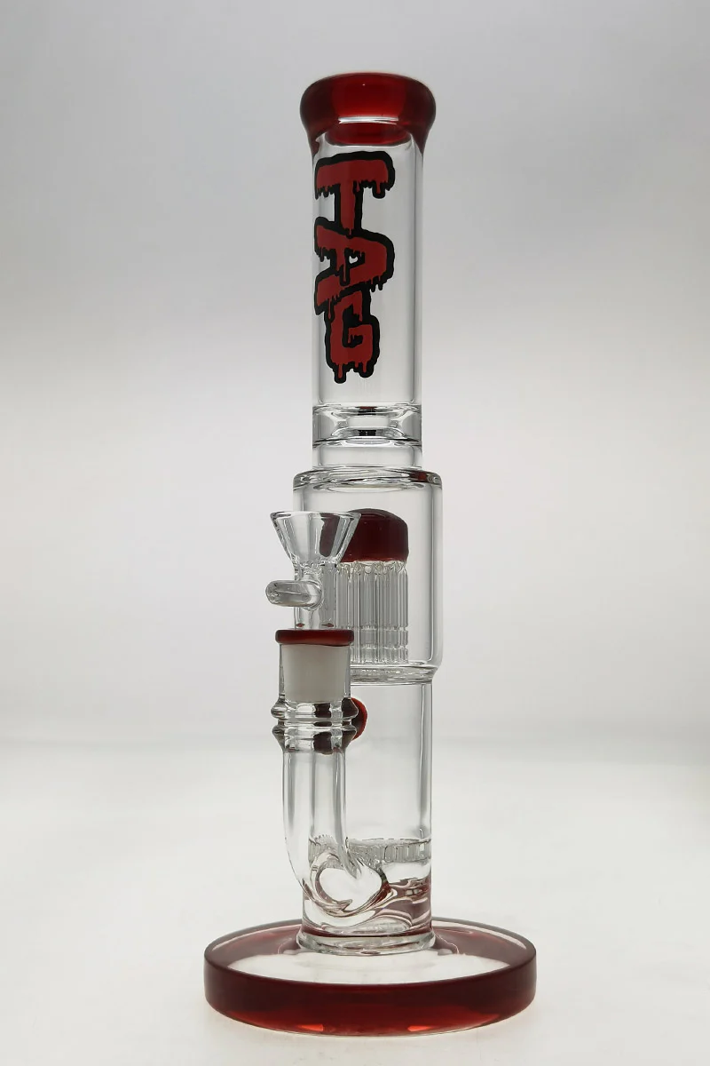 TAG - 12" Single Honeycomb to Fixed 8 Arm Tree Bong 44x4MM (14MM Female)