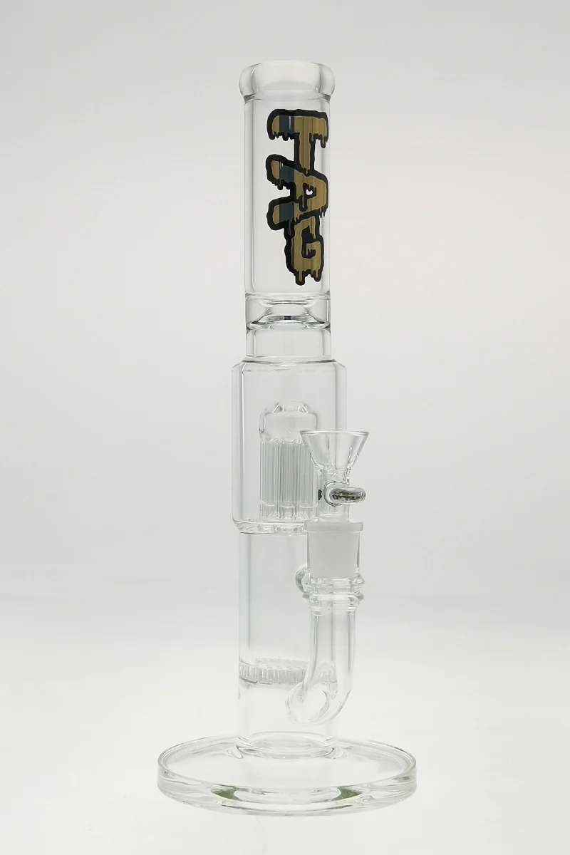 TAG - 12" Single Honeycomb to Fixed 8 Arm Tree Bong 44x4MM (14MM Female) - Image 6