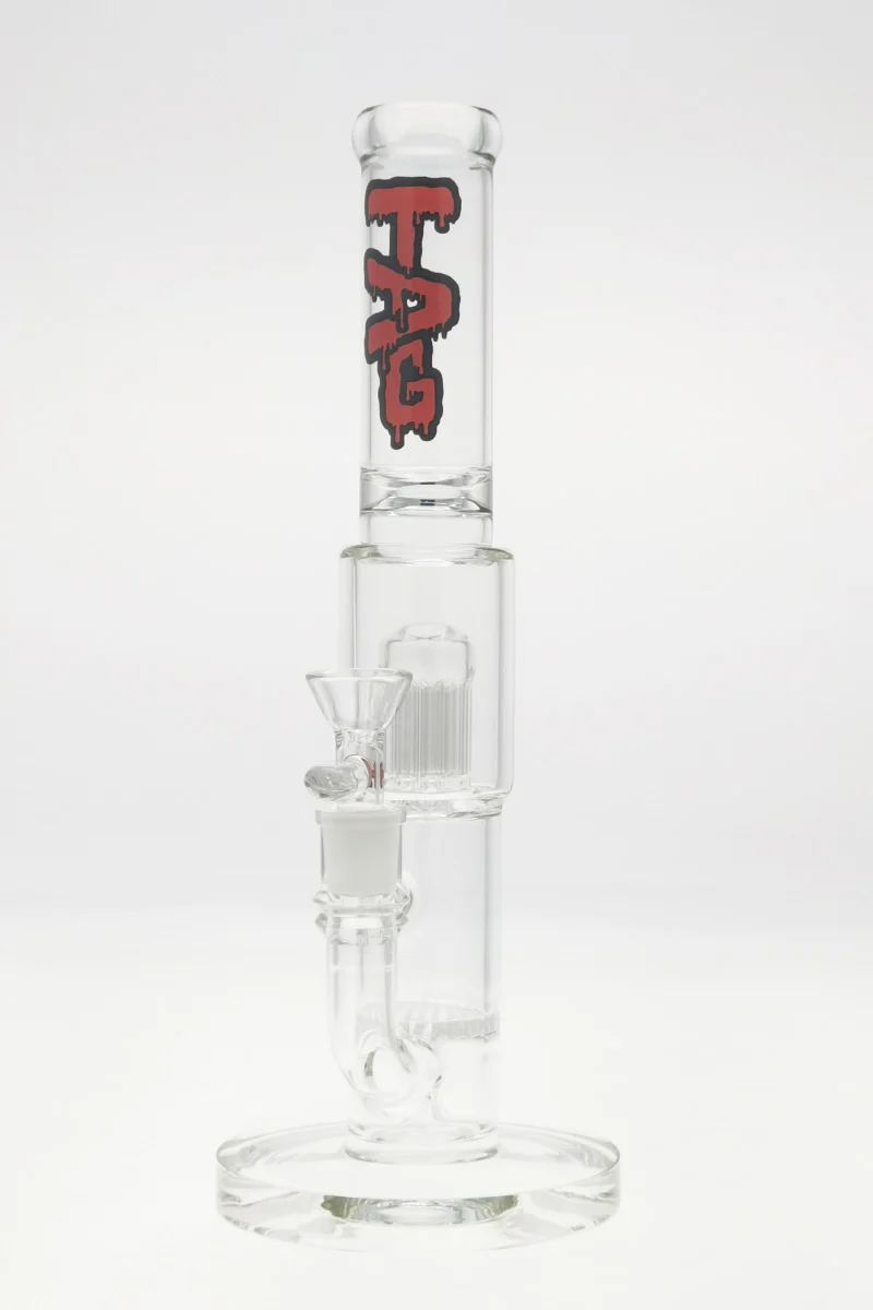 TAG - 12" Single Honeycomb to Fixed 8 Arm Tree Bong 44x4MM (14MM Female) - Image 7