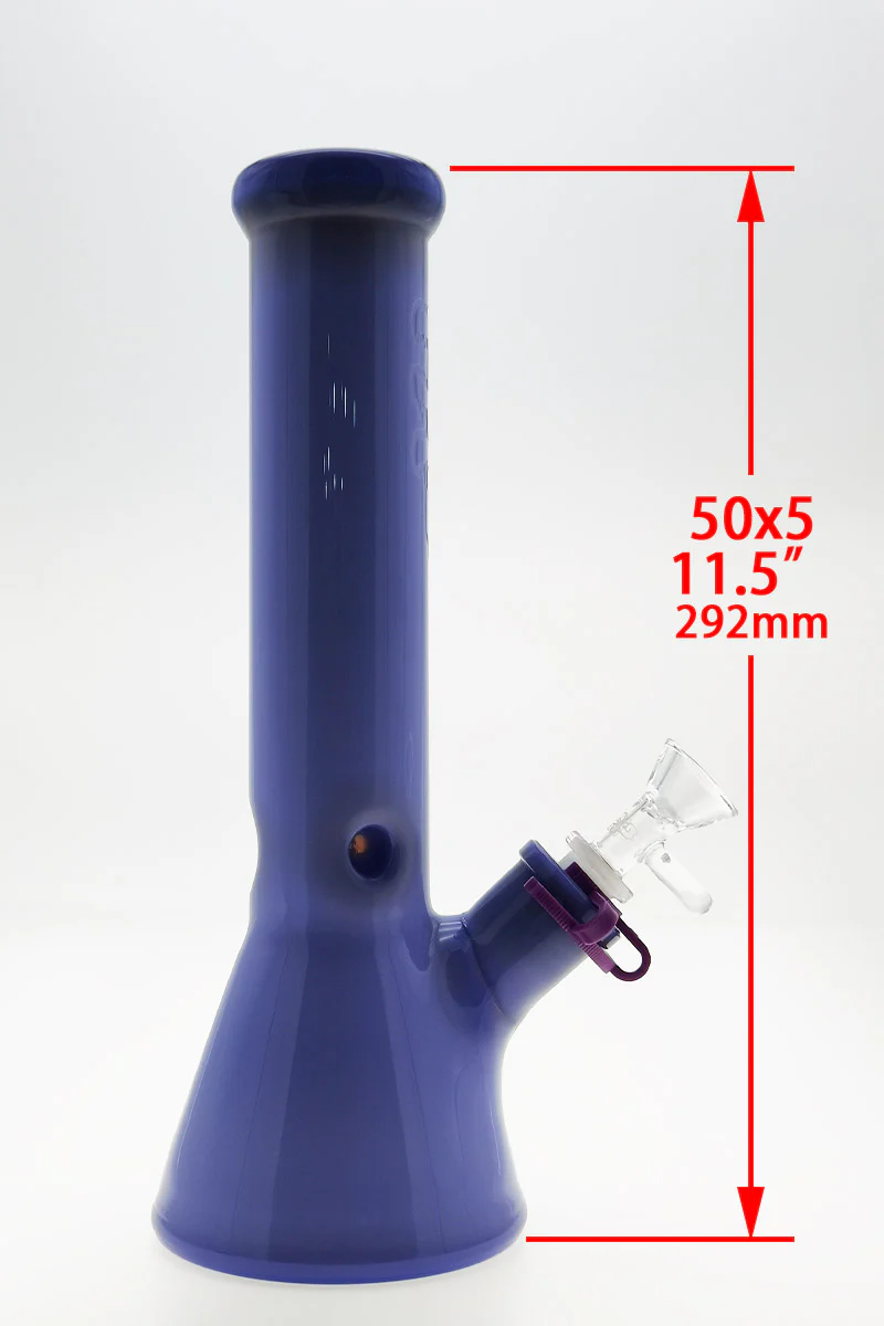 TAG - 11.50" Beaker Bong 50x5MM - 18/14MM Downstem (3.50") - Image 15