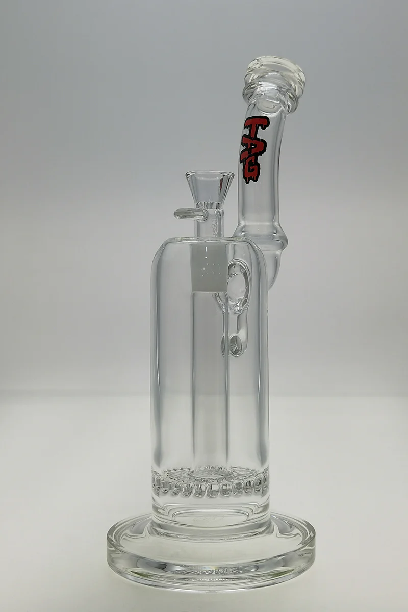 TAG - 12" Single Ratchet Bubbler 65x5MM Bong (18MM Female) - Image 15
