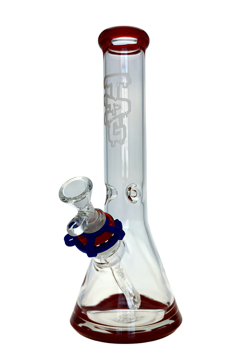 TAG - 12" Beaker Bong 44x4MM - 18/14MM Downstem (4.00") - Image 14
