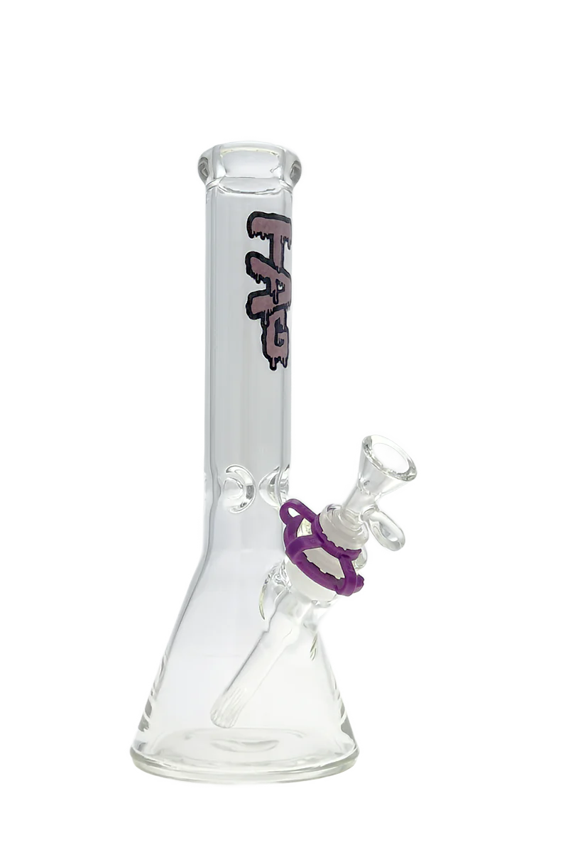 TAG - 12" Beaker Bong 44x4MM - 18/14MM Downstem (4.00") - Image 19