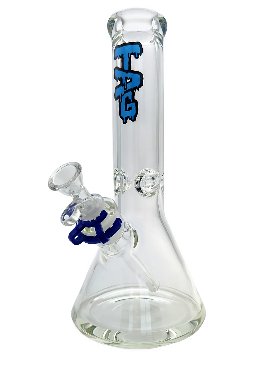 TAG - 12" Beaker Bong 50x7MM - 18/14MM Downstem (4.25") - Image 17