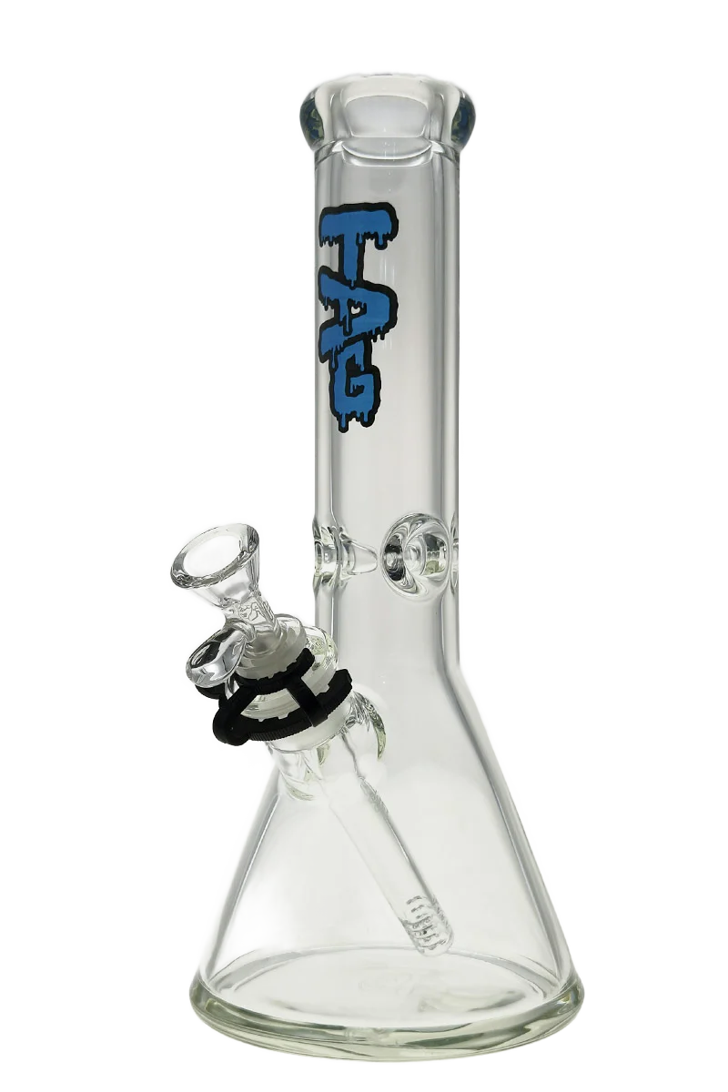 TAG - 12" Beaker Bong 50x9MM - 18/14MM Downstem (4.00") - Image 11