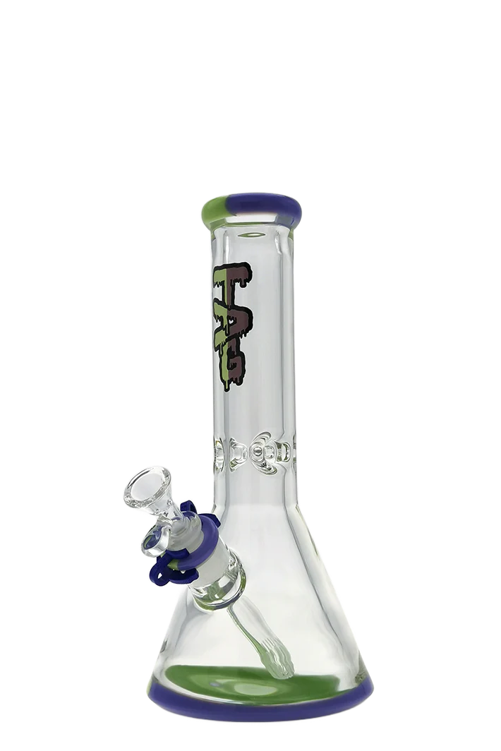 TAG - 12" Beaker Bong 50x9MM - 18/14MM Downstem (4.00") - Image 3
