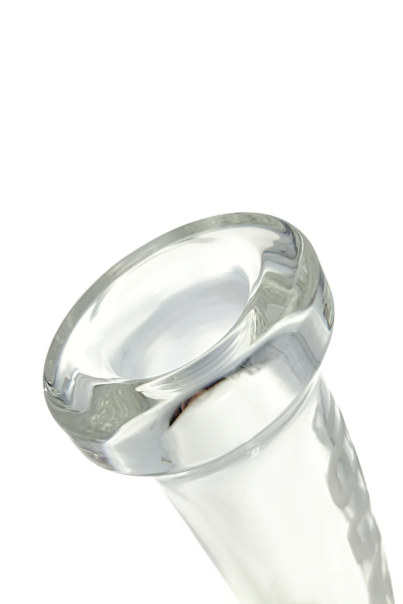 TAG - 12" Bent Neck Fritted Disc Can Dab Rig Bong 65x5MM (18MM Female) - Image 8