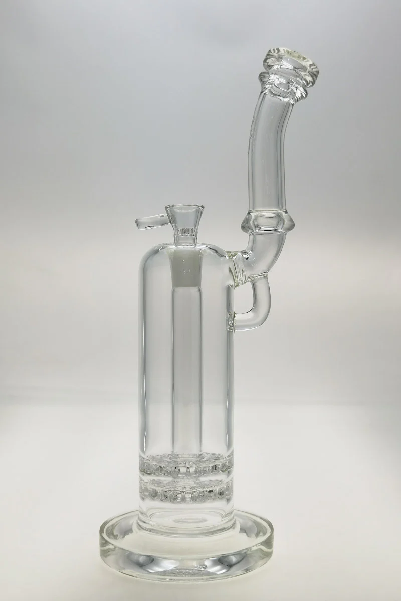 TAG - 13" Double Ratchet Bubbler Bong 65x5MM (18MM Female) - Image 3