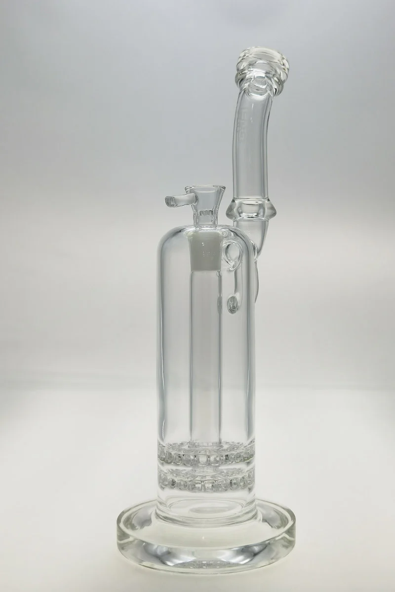 TAG - 13" Double Ratchet Bubbler Bong 65x5MM (18MM Female) - Image 5