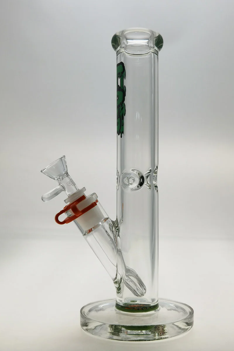 TAG - 12" Straight Tube Bong 44x6MM - 18/14MM Downstem (3.50") - Image 18