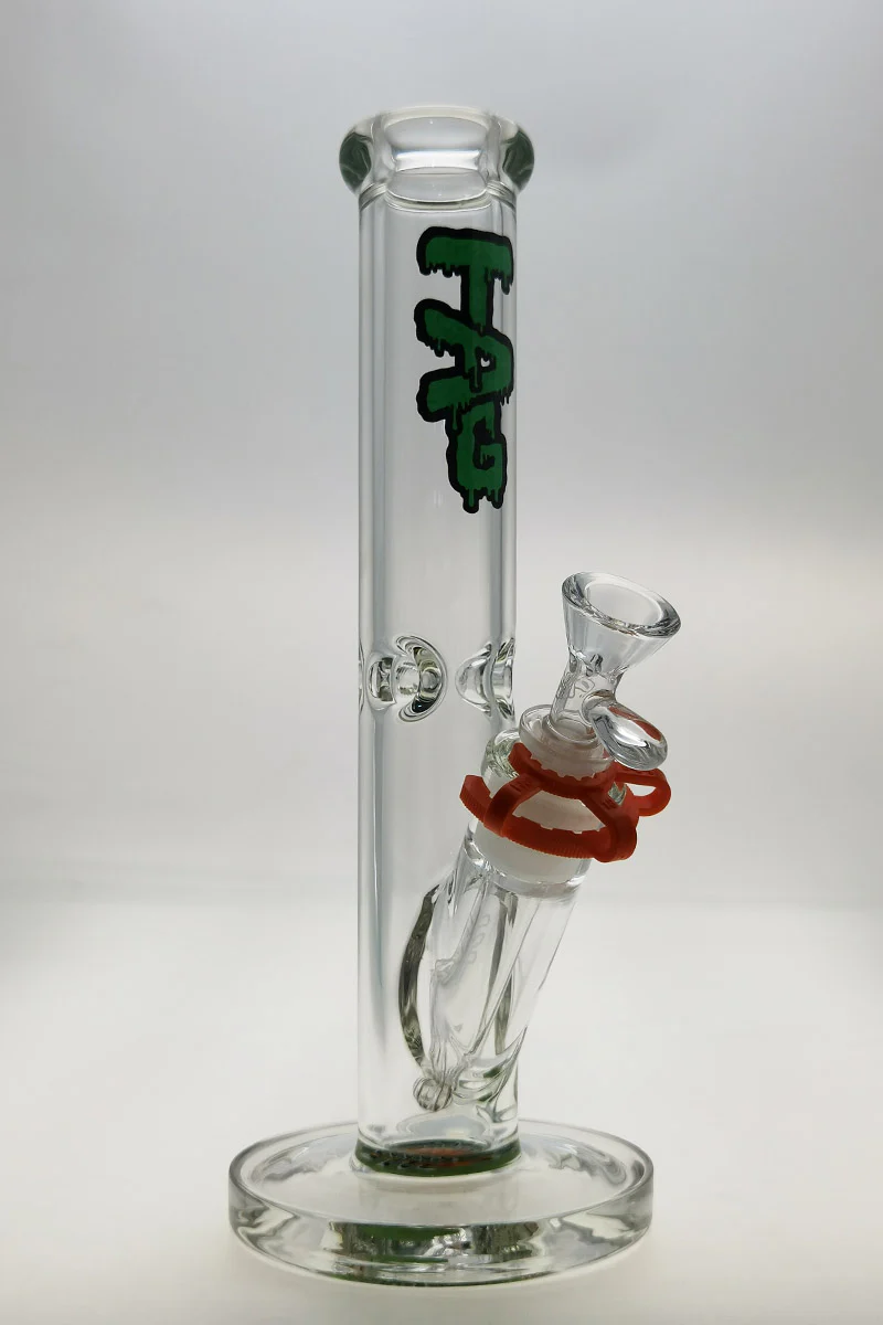 TAG - 12" Straight Tube Bong 44x6MM - 18/14MM Downstem (3.50") - Image 21