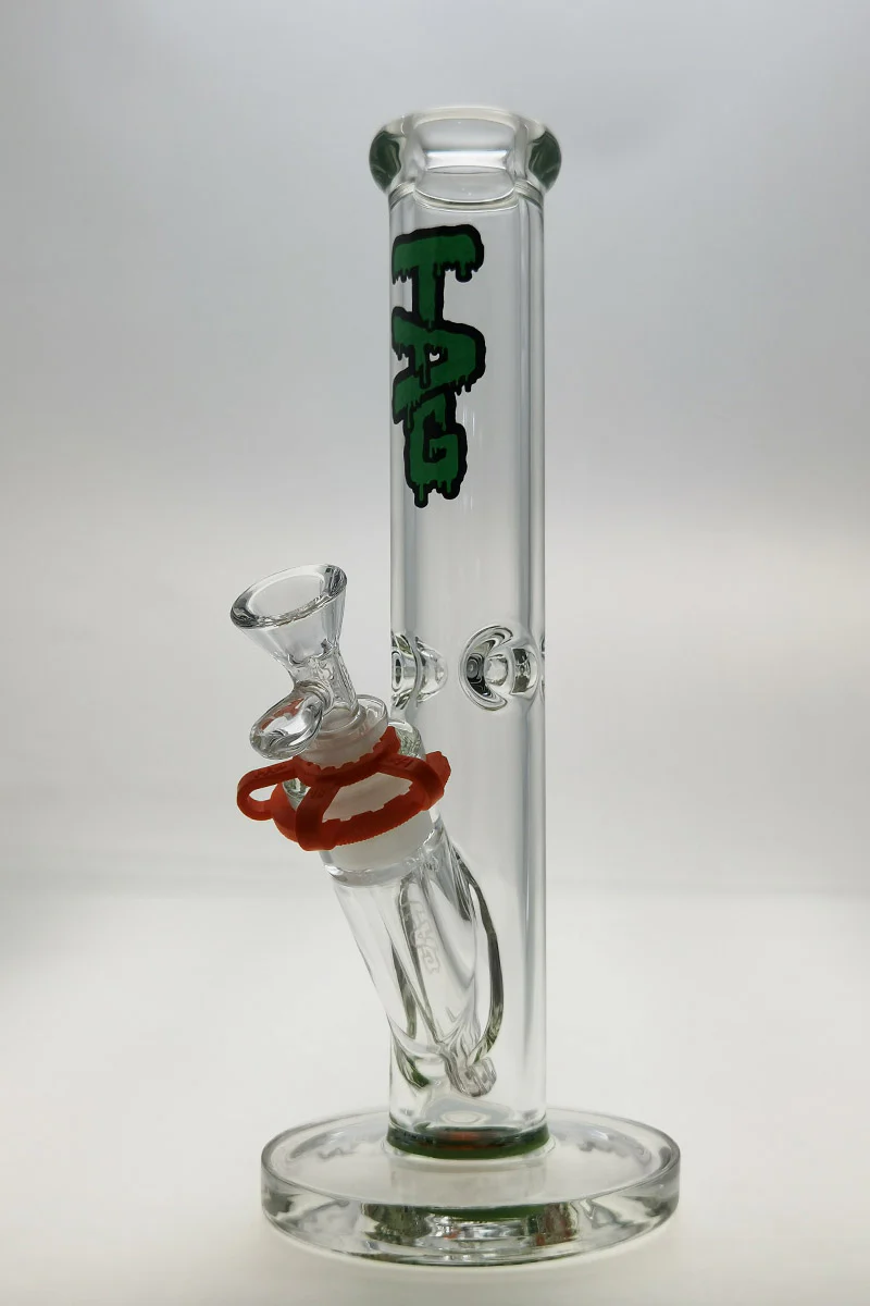 TAG - 12" Straight Tube Bong 44x6MM - 18/14MM Downstem (3.50") - Image 34