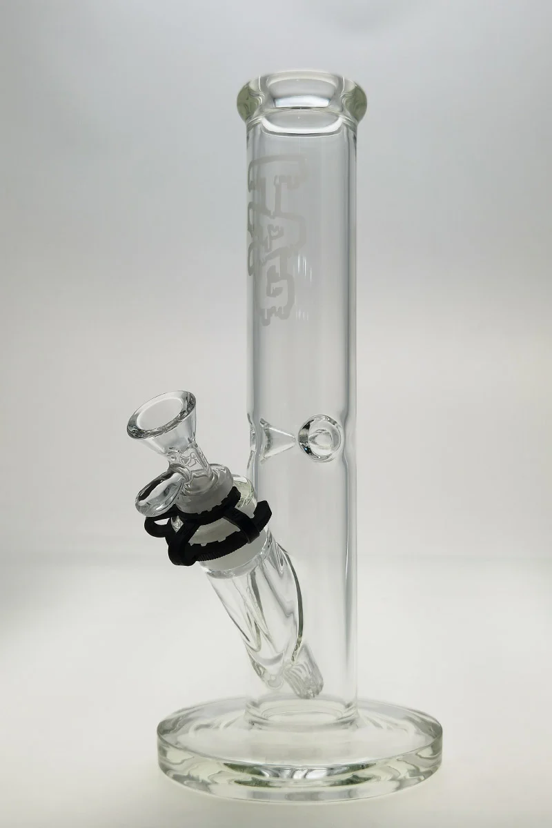 TAG - 12" Straight Tube Bong 50x5MM - 18/14MM (3.25")