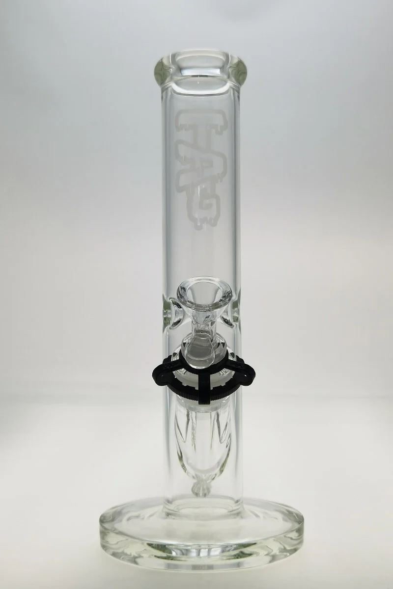 TAG - 12" Straight Tube Bong 50x5MM - 18/14MM (3.25") - Image 3